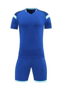 Conjunto de camiseta de fútbol azul marino de manga corta para hombre, uniforme de fútbol morado para adultos, camiseta de fútbol amarilla para niños, nombre personalizado, número DIY - Product Image 4