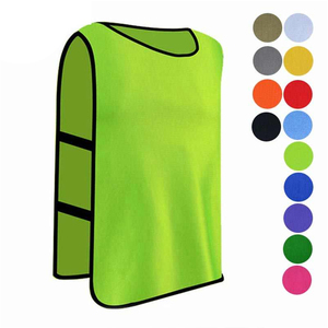 Custom Breathable Football <b>Training</b> <b>Bibs</b> Mesh Vest for Adults Team Practice Gym Scrimmage Soccer Jersey 100% Polyester - Product Image 4