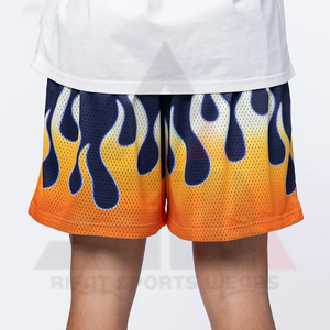 Pantalones Cortos de Baloncesto Personalizados con Estampado de Llama en el Medio, 2024, Transpirables, de Secado Rápido, Ecológicos, con Bolsillos de Malla, Ropa Deportiva Informal - Product Image 4