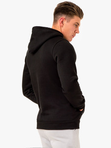 Sweat-shirt à capuche en polaire coupe-vent vert uni pour homme, coupe classique, cordon de serrage, poche kangourou, pull-over - Product Image 6