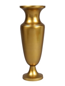 Cuve en métal faite à la main par des artisans qualifiés Coastal Design Vase à fleurs de table écologique de haute qualité pour mariage - Product Image 2