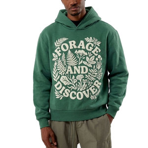 Sudadera con Capucha para Hombre, Cómoda, 100% Algodón, Gruesa, con Diseño Moderno Estampado, Estilo Urbano, para Invierno - Product Image 1