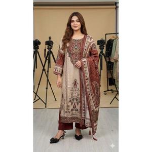 THIS WEDDING SEASON TRY OUR DESIGNER PRINTED SUIT WITH LIGHT MIRROR WORK TOUCH UP - Product Image 1