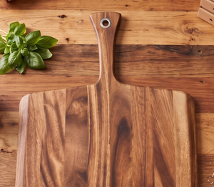 Utensilios de Cocina Comerciales, Bandeja Redonda de Madera de Acacia para Pizza y Queso, para Servir en Restaurantes, Panaderías o Cafeterías - Product Image 3