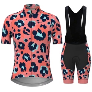 Bonito diseño personalizado logotipo de los hombres deporte de manga corta bicicleta de carretera Jersey transpirable ciclismo uniforme conjunto - Product Image 4