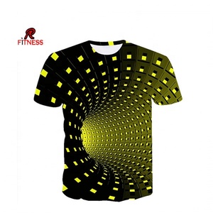 T-shirt pour homme avec impression par sublimation personnalisée, 100% polyester, matière à séchage rapide, logo par transfert thermique pour le sport - Product Image 6