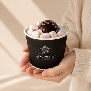 OEM Product <b>Chocolate</b> Bomb Filled With Marshmallow In Custom Box Packaging For Wholesale Distribution - Product Image 1