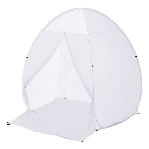 Tente de peinture portable pop-up 60 x 60 x 70 po avec sol intégré, fenêtre d'évacuation, sac de rangement et abri pliable pour peinture au pistolet - Product Image 5