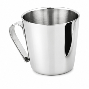 Mug isotherme en acier inoxydable à double paroi avec logo personnalisé, durable et écologique, pour le camping, les voyages en plein air, le café et les boissons. - Product Image 3