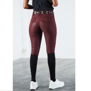 Pantalones de Montar a Caballo de Alta Calidad, Elásticos en 4 Direcciones, Leggings, Ropa Ecuestre, en Tela Técnica con Tacto Suave - Product Image 4