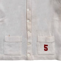 Cardigan d'hiver décontracté pour homme en laine/acrylique rouge, col en V, manches longues, boutons recouverts, style maison grecque large, vente en gros sur mesure