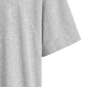 Heather Gray Short Sleeve Crew Neck <b>T</b> <b>Shirt</b> with JJ Embroidered Letter Logo on Front and Large Back Design Casual Streetwear - Product Image 4