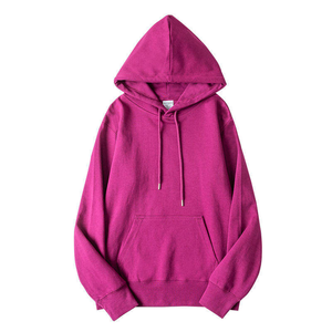 Sweat à capuche unisexe couleur unie, coupe oversize décontractée, avec poche kangourou, manches longues, en molleton – Collection - Product Image 4
