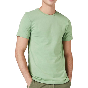 Camiseta de punto personalizada con logo bordado y estampado, de manga corta, para hombre, de alta calidad, 100% algodón. - Product Image 2