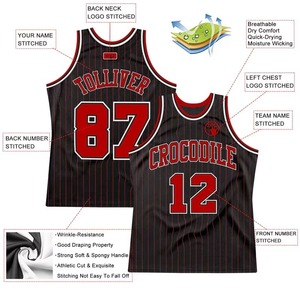 Nouveau maillot de basket-ball personnalisé avec logo imprimé par sublimation pour hommes - Respirant, coupe ajustée, col en V, 100% polyester - Product Image 4