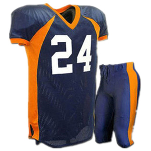 Ensemble de maillot et pantalon de football américain personnalisé par sublimation, noir et vert, numéro 23, pour homme adulte, respirant, en polyester - Product Image 4