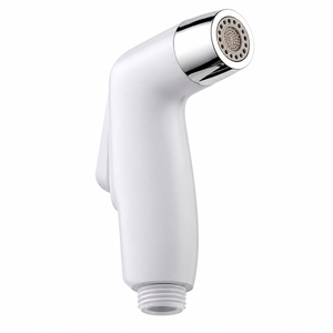 Pulvérisateur de bidet portatif blanc KSN Vietnam VX102C, pistolet de pulvérisation Shattaf pour toilettes, tête de pulvérisation pour l'hygiène et le nettoyage de la salle de bain - Product Image 1
