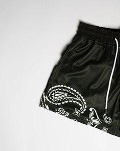Pantalones Cortos de Baloncesto con Malla Gráfica de Calidad Premium Personalizados, Nuevo Estilo Vintage de Moda para Unisex, Ropa de Verano - Product Image 4
