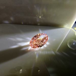 Diamante Rosa Intenso Ovalado de 4 Quilates, Certificado por IGI, Cultivado en Laboratorio, Corte Brillante Modificado, VS2, para Fabricación de Joyas, Suministro al por Mayor de Fábrica - Product Image 2