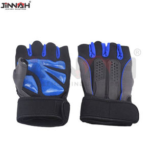 Gants de musculation demi-doigts personnalisables avec logo pour hommes – Disponibles en gros pour l'entraînement et le fitness – Gants de fitness OEM - Product Image 2