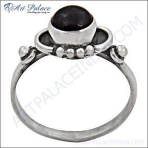<b>Indian</b> Touch Amethyst Gemstone Silver <b>Ring</b> Gemstone Silver <b>Rings</b> Pretty Gemstone <b>Rings</b> - Product Image 1