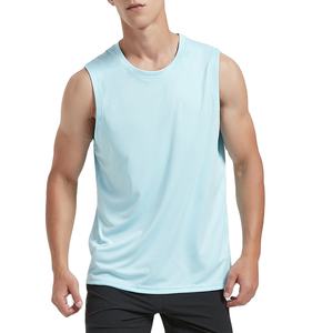 Débardeur respirant grande taille à gestion de l'humidité, coupe ample extra large, vêtement de sport extensible pour hommes grands et corpulents - Product Image 1