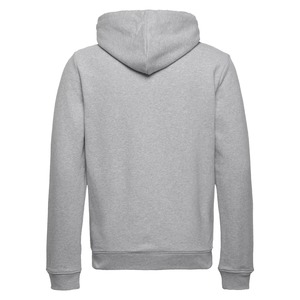 เสื้อฮู้ดซิปแบบเรียบง่าย ยูนิเซ็กซ์ ผ้าฝ้ายเฟรนช์เทอร์รี่ ซิปยาวเต็มตัว มีกระเป๋าข้าง รับผลิตแบบ OEM สีพื้น 2 สี - Product Image 3
