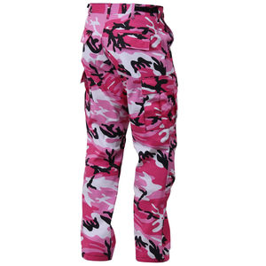 กางเกงคาร์โก้ผ้าฝ้ายพิมพ์ลายพรางแบบสั่งทำพิเศษสำหรับผู้ชาย ปิดด้วยเชือกผูก น้ำหนักเบา ระบายอากาศได้ดี มีกระเป๋าแบบ Flat Top - Product Image 5