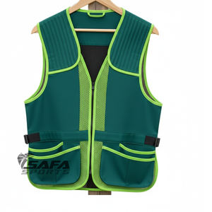 Gilet de chasse professionnel SAFA SPORTS pour hommes, orange vif, avec rangements utilitaires pour la chasse en montagne et au faisan - Product Image 5