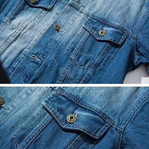Veste en jean pour homme Urban Edge, tissu en jean doux au toucher, coupe moderne, vêtements décontractés, vêtements de mode, coupe décontractée, veste en jean pour homme - Product Image 6