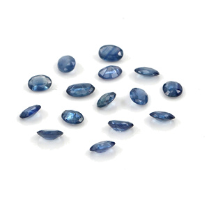 Saphirs bleus naturels non traités, taille poire 3x4mm, pierres précieuses de saphir bleu naturel facettées pour la création de bijoux - Product Image 4