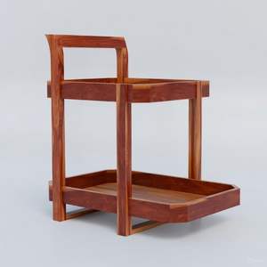 Wooden fruit basket vegetable wooden basket picnic wood basket wooden <b>planter</b> basket storage basket for shelves - Product Image 3