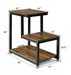 Heavy duty metal <b>plant</b> <b>stand</b> durable multi tier indoor outdoor planter holder rack for balcony garden patio stylish decor - Product Image 4