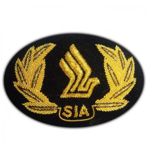 Patch brodé RSAF thermocollant, appliqué en tissu tissé de forme irrégulière pour décoration - Product Image 3