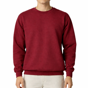 Suéter Casual de Invierno para Hombre |   Sudadera larga holgada de punto con cuello redondo y forro polar |   Impresión Personalizada |   Proveedor OEM - Product Image 5