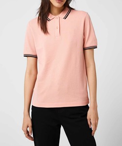 Polos de tennis personnalisés pour femmes, vente en gros, chemises de golf vierges pour femmes, hauts respirants à col pour femmes, fabrication OEM, vente en gros B2B - Product Image 1
