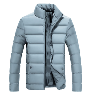 Everyday Wear Puffer Jacket Men <b>Warm</b> Hooded Quilted Coat Casual Lightweight Winter Outerwear Street Style Trend - Product Image 5
