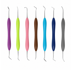 Juego de Instrumentos Dentales ErgoMax para Rellenos, 6 Piezas, Instrumentos Manuales de Acero Clase I, Equipos para Limpieza y Rellenos Dentales - Product Image 5