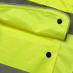 Nouveau gilet de sécurité haute visibilité ANSI Classe 2 pour hommes avec éclairage LED, tissu léger et respirant, logo personnalisé, service OEM/ODM - Product Image 6