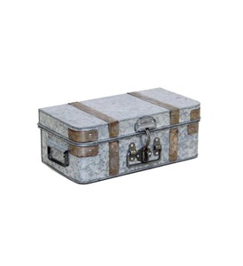 Coffre en métal de style rustique - Product Image 1