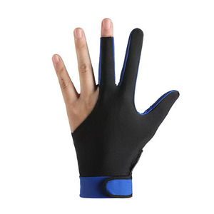 Guantes de Snooker Personalizados de 3 Dedos, Duraderos, Antideslizantes y Transpirables para Jugadores Profesionales de Mesa, para Bolas de Snooker y Billar - Product Image 4