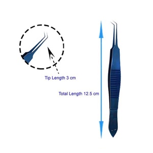 Pinzas de Capsulorrexis Nevyas de Acero Inoxidable con Ejes Rectos, Instrumentos Quirúrgicos Oftálmicos para Cataratas, Maquinaria con Certificación CE - Product Image 5