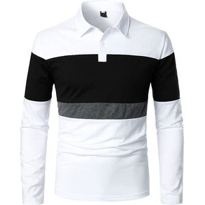 Polo de manga larga para hombre, mezcla de algodón, alta demanda - Product Image 6