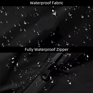 New Design Custom Waterproof Outdoor Windbreaker Half Zipper <b>Jacket</b> Hooded 100% Polyester Motorcycle Black <b>Men</b> <b>Jackets</b> - Product Image 1