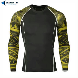 <b>Men</b> Full Sleeve Rash Guard Compression Shirt UPF 50+ UV Protection Quick Dry Breathable Eco-Friendly <b>Swim</b> Surf <b>Top</b> - Product Image 4