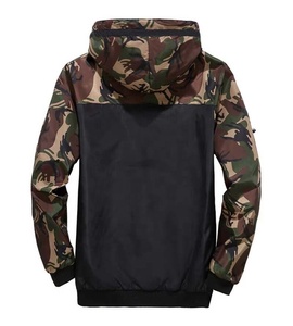 Veste coupe-vent imperméable à capuche avec impression par sublimation, fermeture éclair, pour le cyclisme - Product Image 2