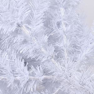 Albero di Natale Artificiale Bianco Sottile da 2,3 m con Supporto in Metallo Pieghevole, Include Tutti gli Accessori Necessari - Product Image 6