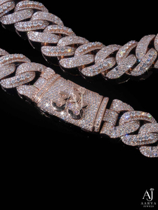 Collar de Cadena Cubana de Moissanita Chapado en Oro Blanco Estilo Hip Hop Iced Out, Joyería para Hombres y Mujeres, Regalo para Fiestas - Product Image 4