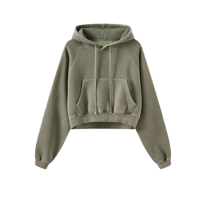 Sudaderas Cortas Deportivas para Mujer, Sudadera con Capucha de Forro Polar, Tejido Suave y Transpirable, Ropa Deportiva Cómoda para el Día a Día - Product Image 4
