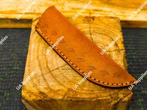 Funda de Cuero Premium Hecha a Mano para Cuchillo, OEM Personalizada, para Hoja Fija, Ligera, Duradera, de Piel de Vaca, para Camping y Caza, al por Mayor - Product Image 2